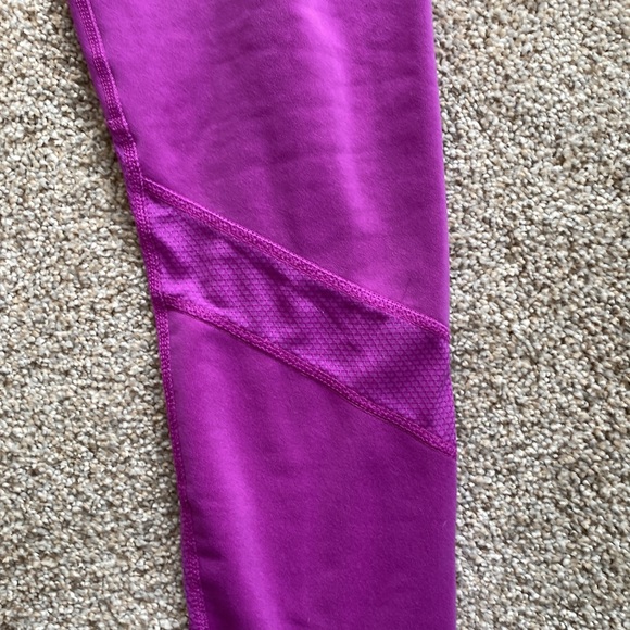 Adidas climalite purple capri leggings. Size M. - Picture 2 of 7